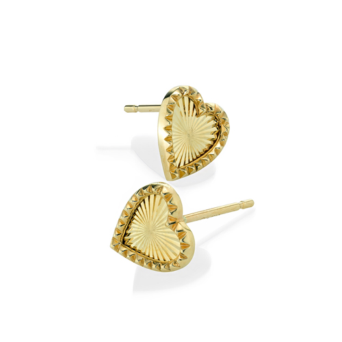 【スタージュエリー】2way18金ハートモチーフルビーピアス MYSTERIOUS HEART RUBY PIERCED EARRINGS(2ZP1419)K18 ピアス