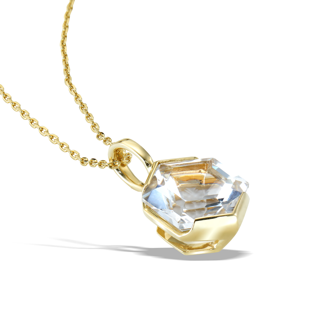 チャームWHITE TOPAZ HONEYCOMB CHARM(2JC7131)STAR JEWELRY GIRL 