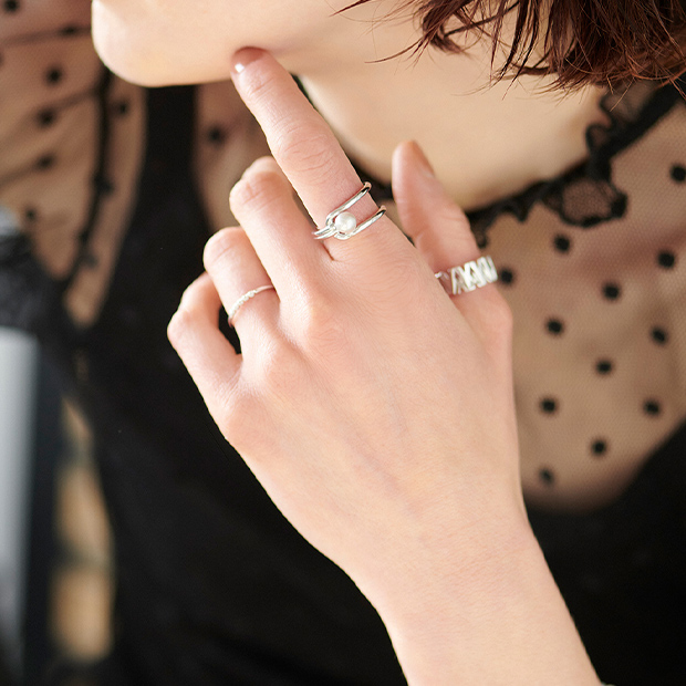 DIAMOND LINE RING(2JR7140)STAR JEWELRY GIRL (スタージュエリ―ガール ...