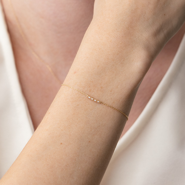 DIAMOND SKINNY BRACELET(2JU0362)K10 ブレスレット|スター DIAMOND SKINNY BRACELET(2JU0362)K10 ブレスレット|スター