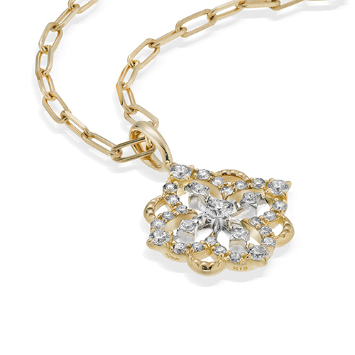 VINTAGE LACE CHARM(1ZC0775)K18/Pt950 チャーム｜スタージュエリー