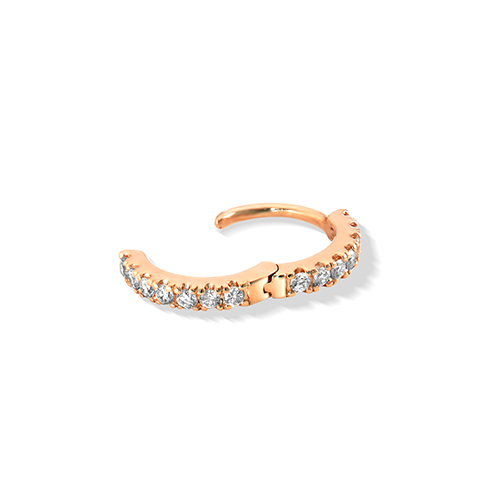 k18 YG STAR JEWELRY フープピアス ウェーブ ひねり 大ぶり