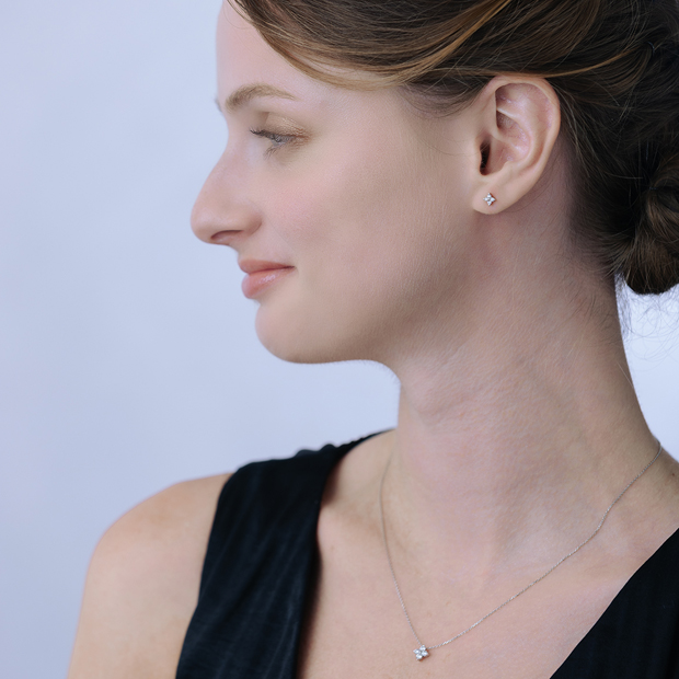 BRIGHTEST STAR DIAMOND PIERCED EARRINGS(SS)(2XP0351)Pt950 ピアス