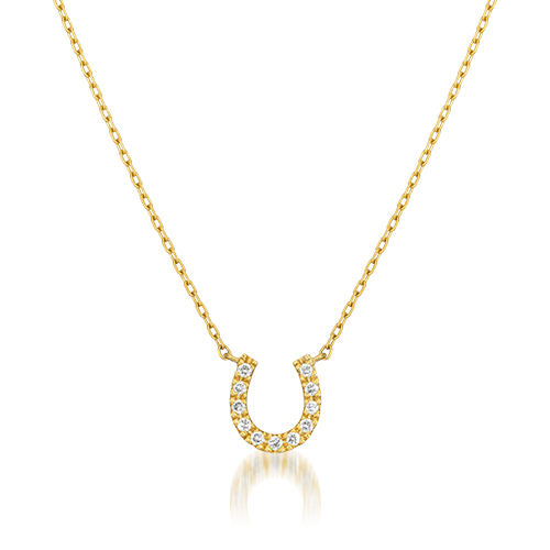 DIAMOND HORSESHOE NECKLACE