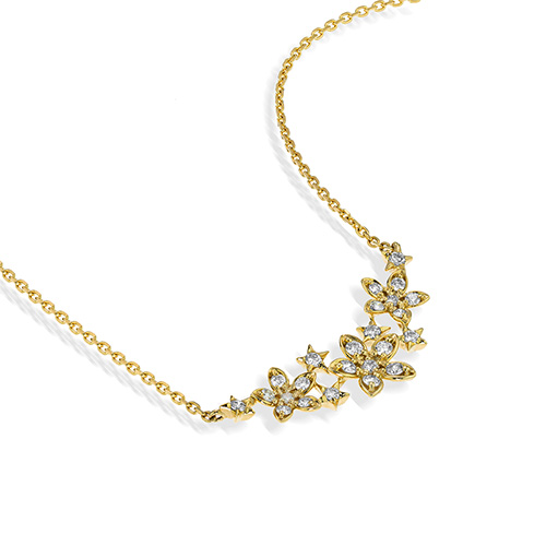 BLOOMING STAR NECKLACE (K18)(1ZN1200)K18 ネックレス｜スター