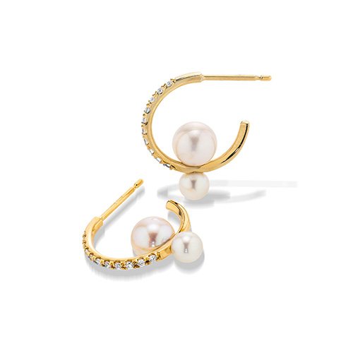 K18(イエロー) | 10～15万円 | ピアス(両耳) | スタージュエリー