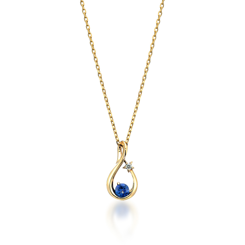 ネックレスSAPPHIRE SHOOTING STAR NECKLACE(2JN0613)|スター