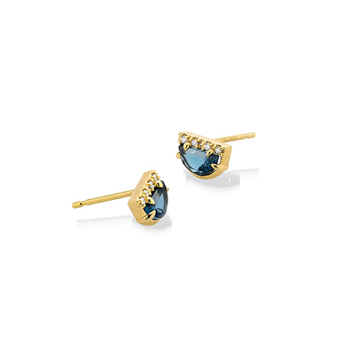 【値下げ！】未使用美品！K18ピアスチャーム Flutto DIAMOND & BABY AKOYA PIERCED EARRINGS(2ZP1665)K18 ピアス