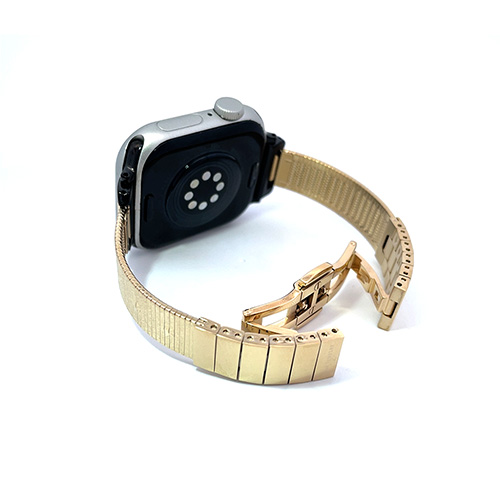 STAR MESH APPLE WATCH BAND(2QS1193)STEEL ウォッチバンド｜スター