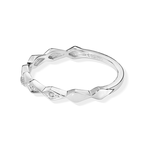 リンリン オーダーしめ縄+4コ 合計5コ DIAMOND PRISM RING(2JR0595)K10 リング｜スタージュエリー公式