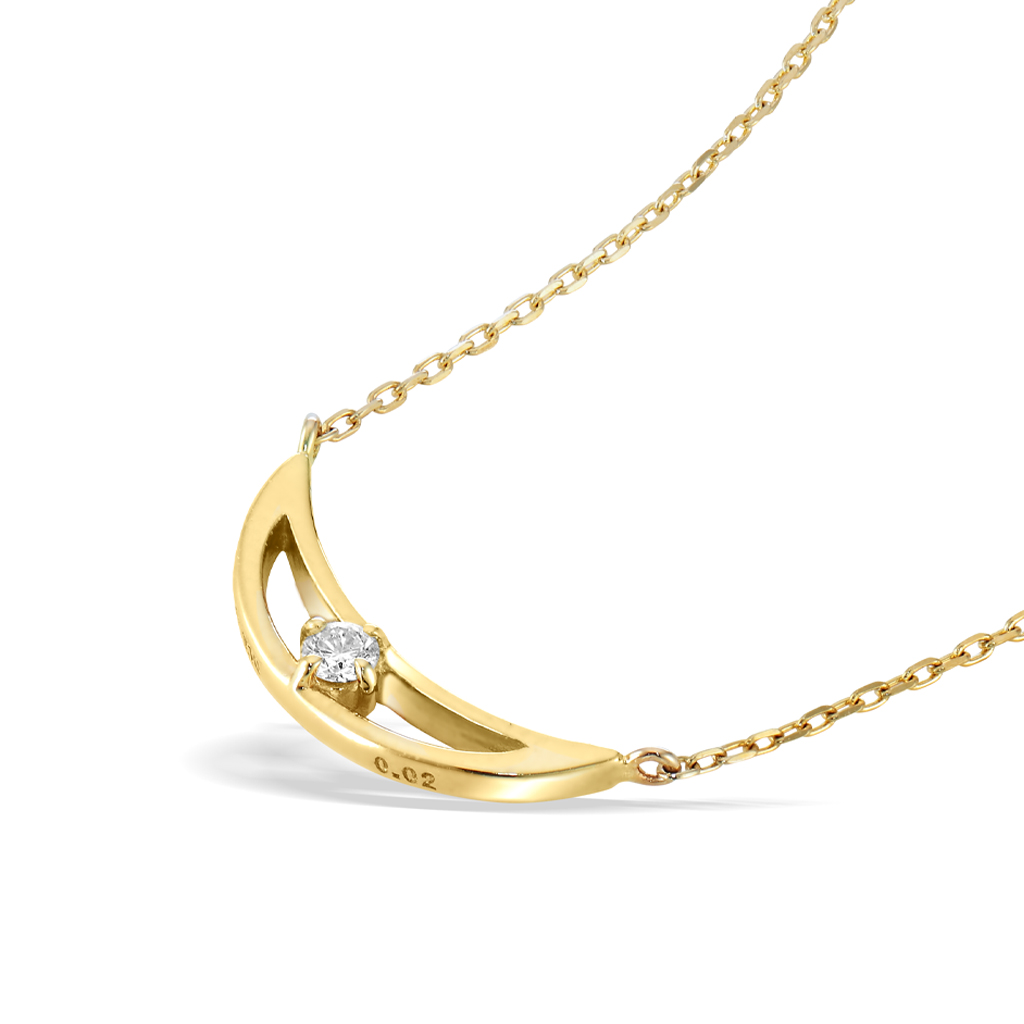 ネックレスSMILING MOON NECKLACE(2JN7355)STAR JEWELRY GIRL (スター 