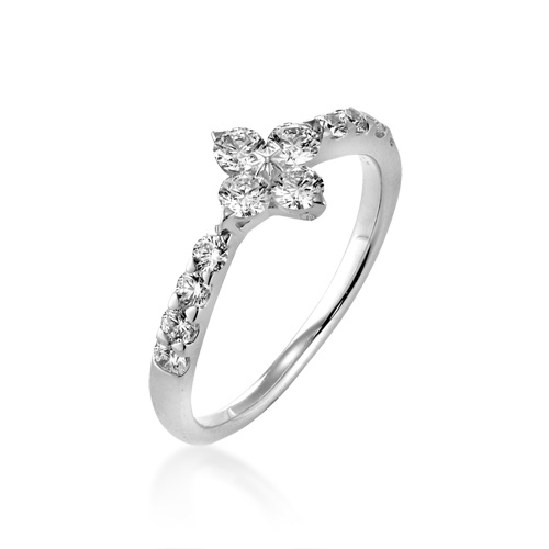 BRIGHTEST STAR DIAMOND RING(2ZR1484)K18 リング｜スター