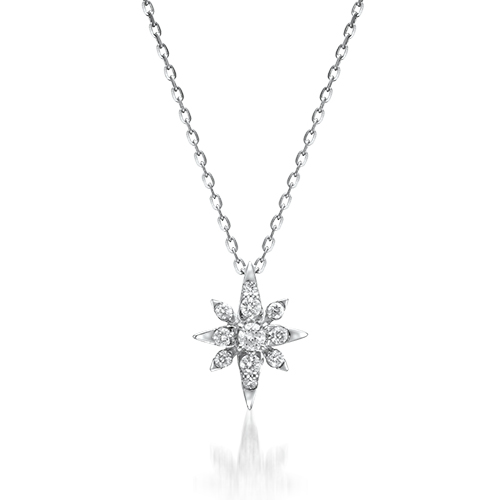 ネックレスDIAMOND CROSSING STAR NECKLACE(2XN0425)｜スター