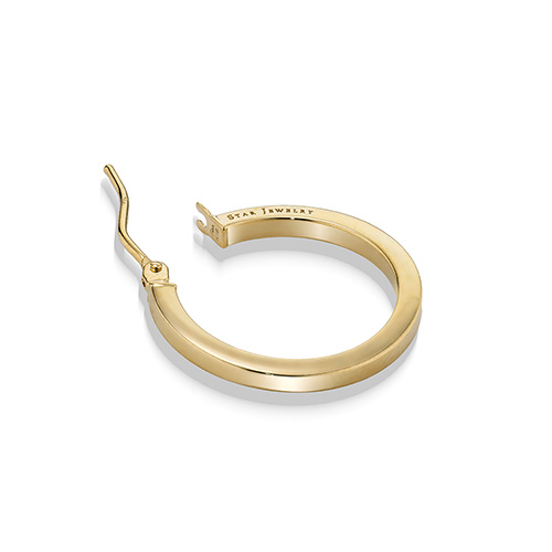 Star jewelry スタージュエリー フープピアス　K18 STAR JEWELRY - スタージュエリー ピアス フープ コンビカラー