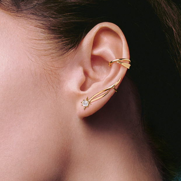 イヤーカフGOLD WAVE EAR CUFF(2JE0100)｜スタージュエリー公式 ...