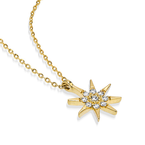 DIAMOND SUN NECKLACE(2ZN2496)K18 ネックレス｜スタージュエリー公式