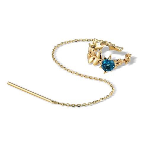 LIFE OF THE EARTH PIERCE & EAR CUFF(片耳用)(2JE0115)K10 ピアス 