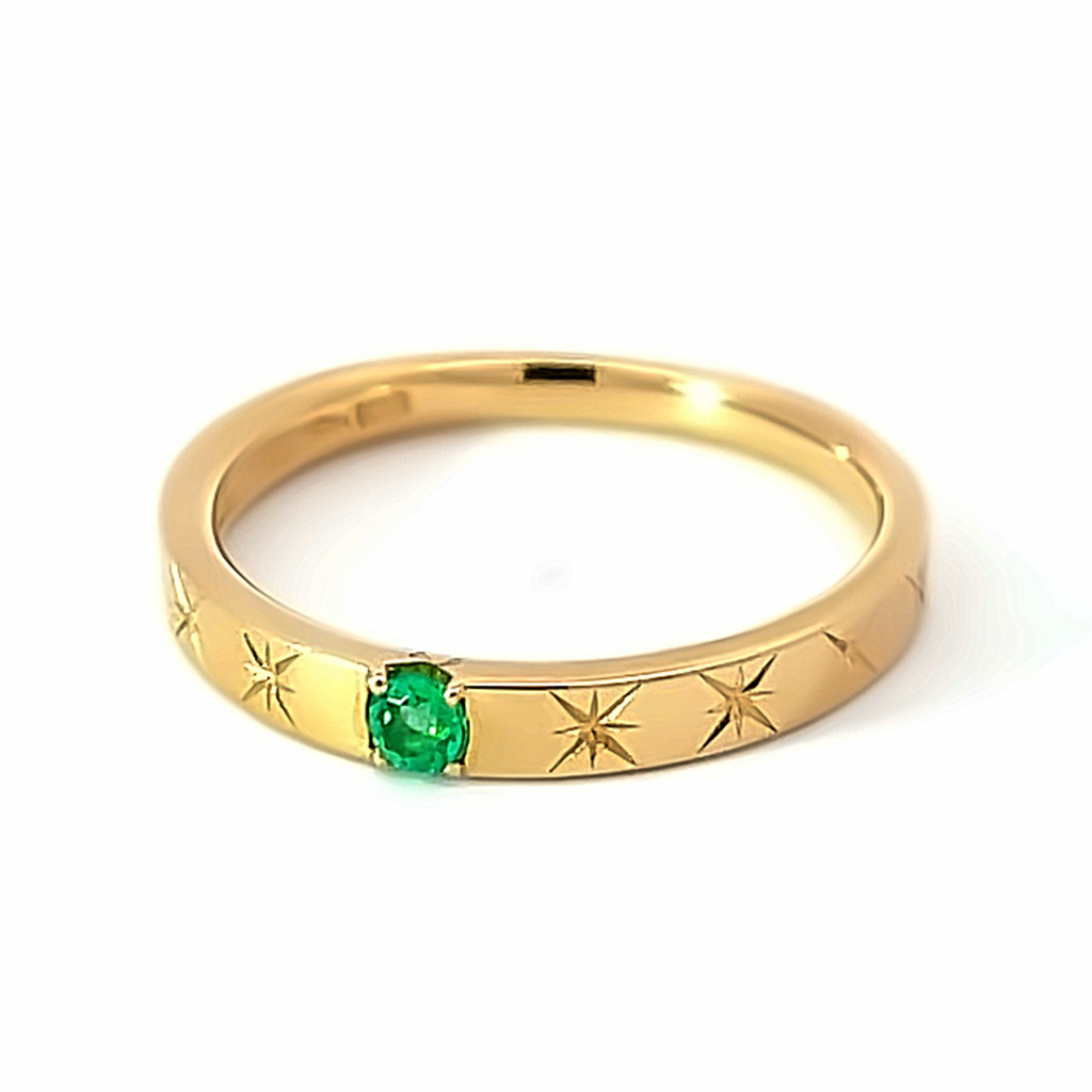 リング(通常リング)EMERALD CELESTIAL RING(2ZR1600)｜スター