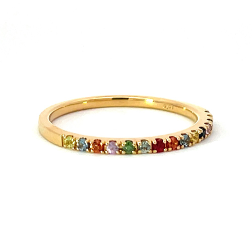 正規品】K14 ルビー /マルチカラー リング STAR JEWELRY | linkbrand