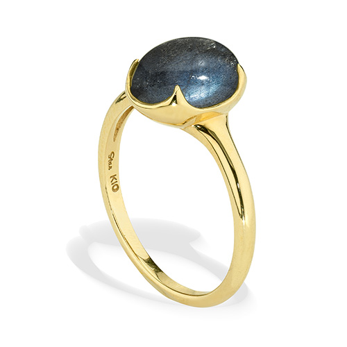COLOR CALYX RING(ラブラドライト)(2JR0611)K10YG リング