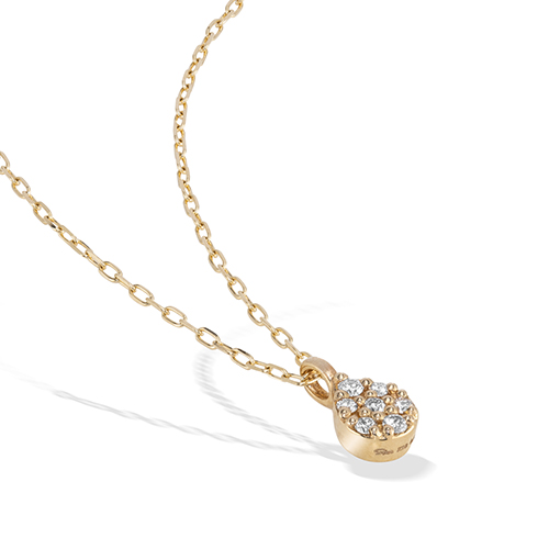 ★【美品】STARJEWELRY スタージュエリー ティアドロップ ネックレス STARJEWELRY スタージュエリー ティアドロップ しずく 雫 K10YG