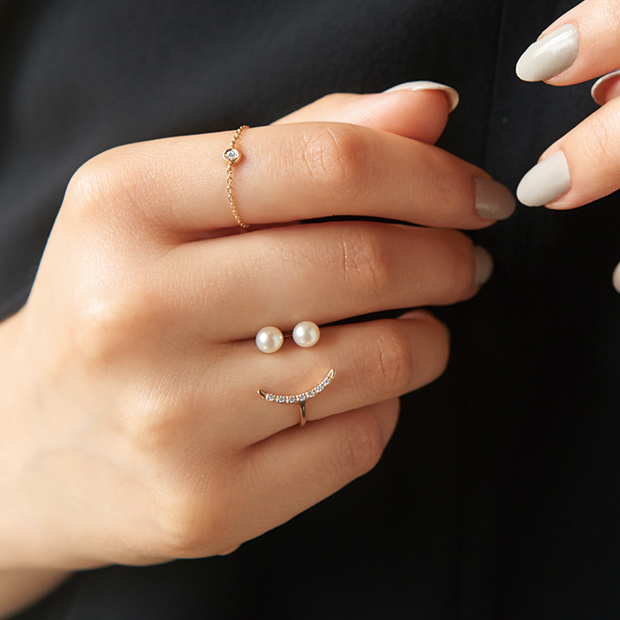 PEARL GIRL'S SMILE RING(2JR7041)STAR JEWELRY GIRL (スタージュエリ ...
