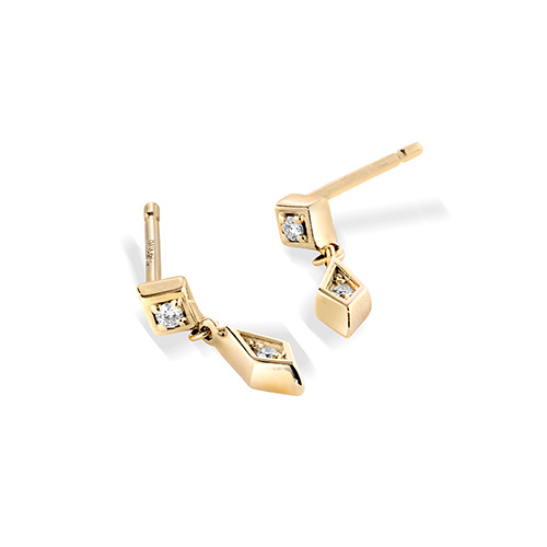 スタージュエリープリズムピアス　K18ゴールド PRISM PIERCED EARRINGS(2ZP1474)K18 ピアス｜スタージュエリー