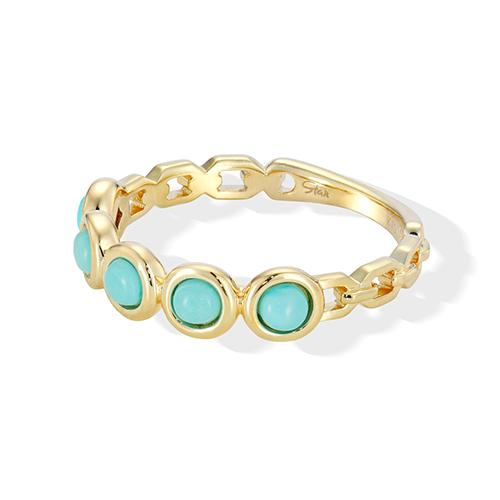 極美品 STAR JEWELRY  K10 ゴールド リング 指輪 9.5号 リング アクセサリー レディース 日本売