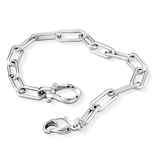bone shaped carabiner bracelet.-S