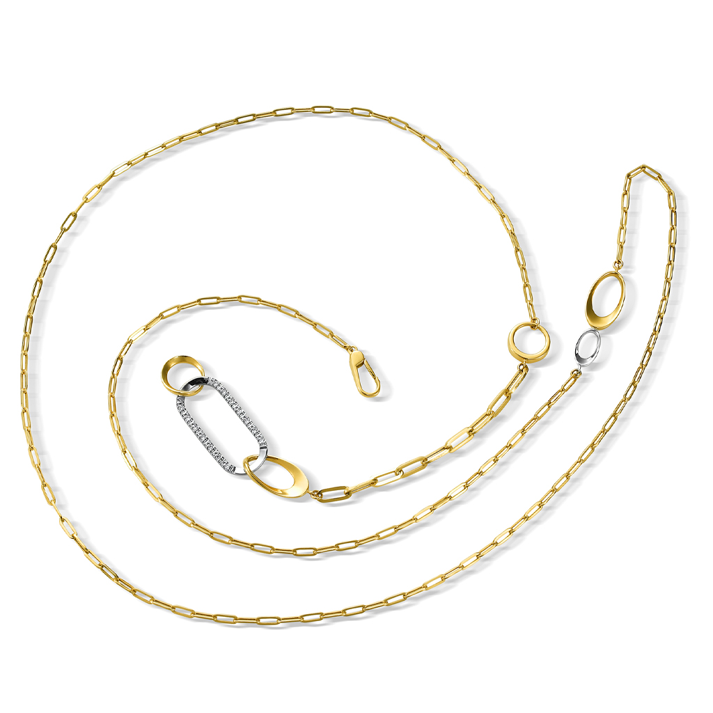 DIAMOND LINKS LONG NECKLACE(1ZN1097)K18/Pt950 ネックレス DIAMOND LINKS LONG NECKLACE(1ZN1097)K18/Pt950 ネックレス