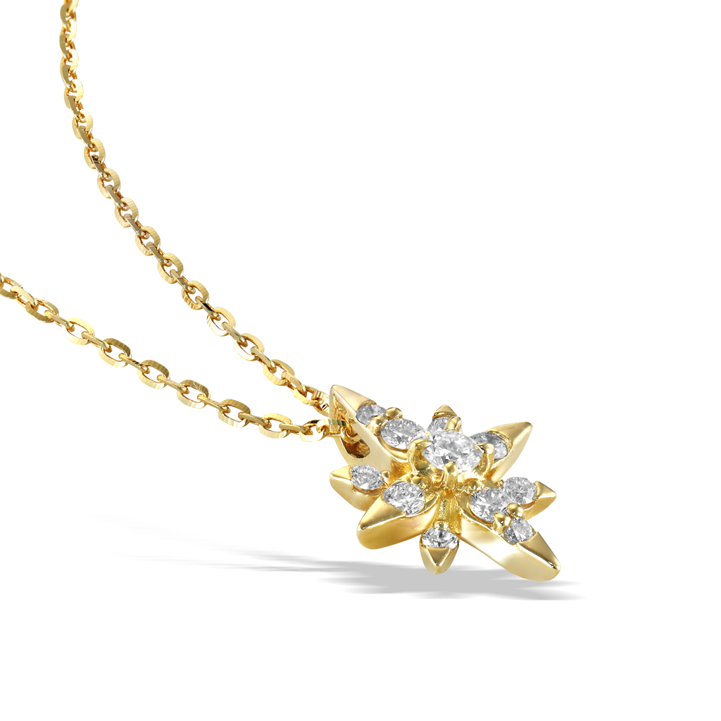 ネックレスDIAMOND CROSSING STAR NECKLACE(2ZN2416)｜スター ...