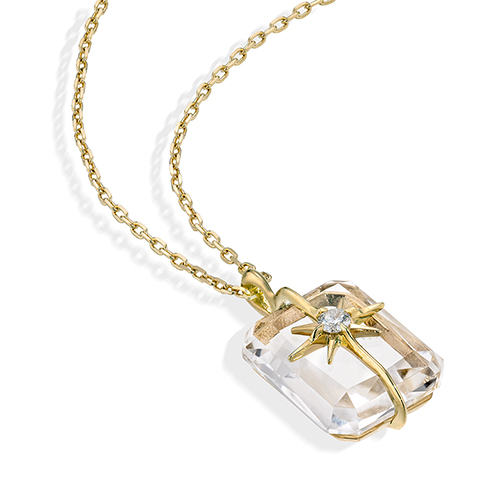 Winter限定】REFLECT ON LIGHT NECKLACE (YG)(2JN1202)K10 ネックレス