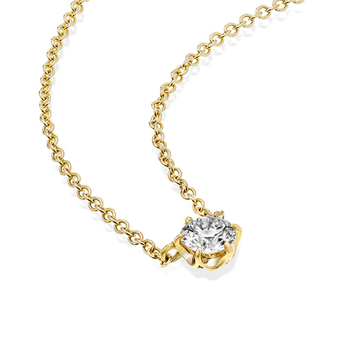 STREAM SETTING NECKLACE(1ZN1173)K18 ネックレス｜スタージュエリー