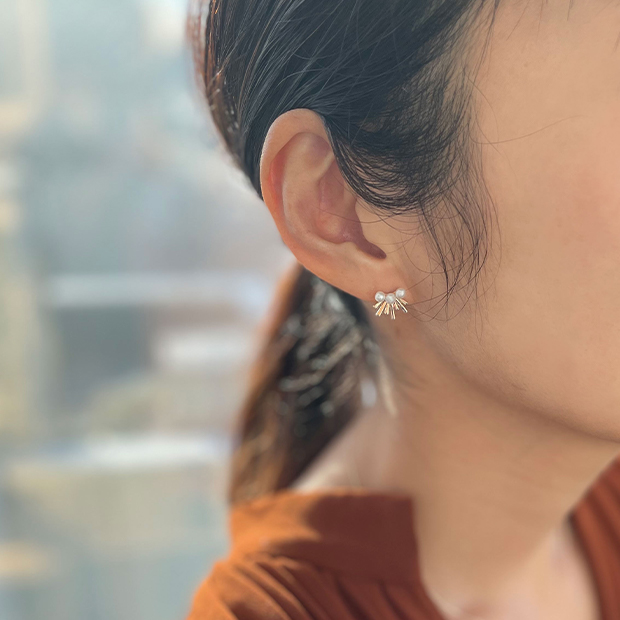 ピアスPEARL BLOOM PIERCED EARRING(2JP7956)STAR JEWELRY GIRL