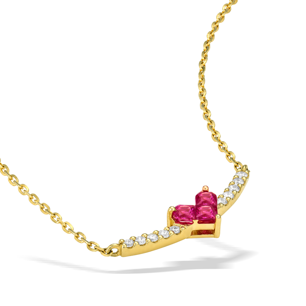 ネックレスMYSTERIOUS HEART RUBY NECKLACE(1ZN1110)｜スター ...