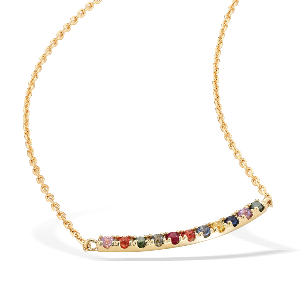 ネックレスMULTI COLOR LINE NECKLACE(2ZN2423)｜スタージュエリー公式