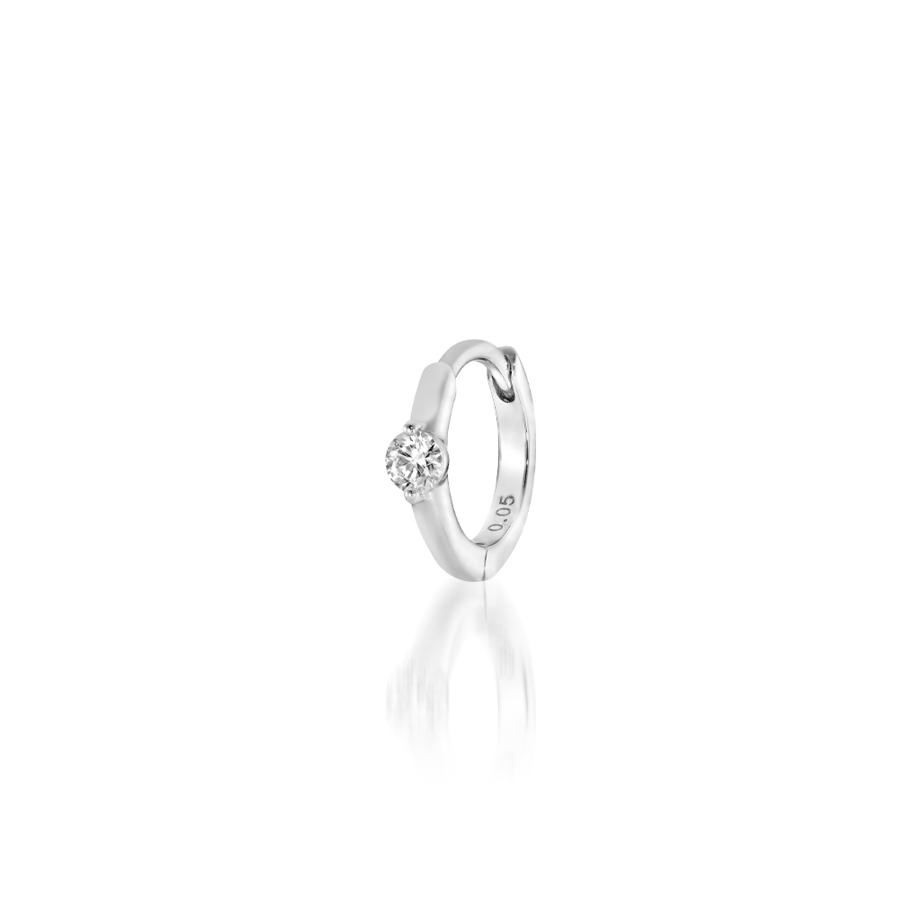 ピアスDIAMOND CLICK HOOP PIERCED EARRING(2JP0843)｜スター