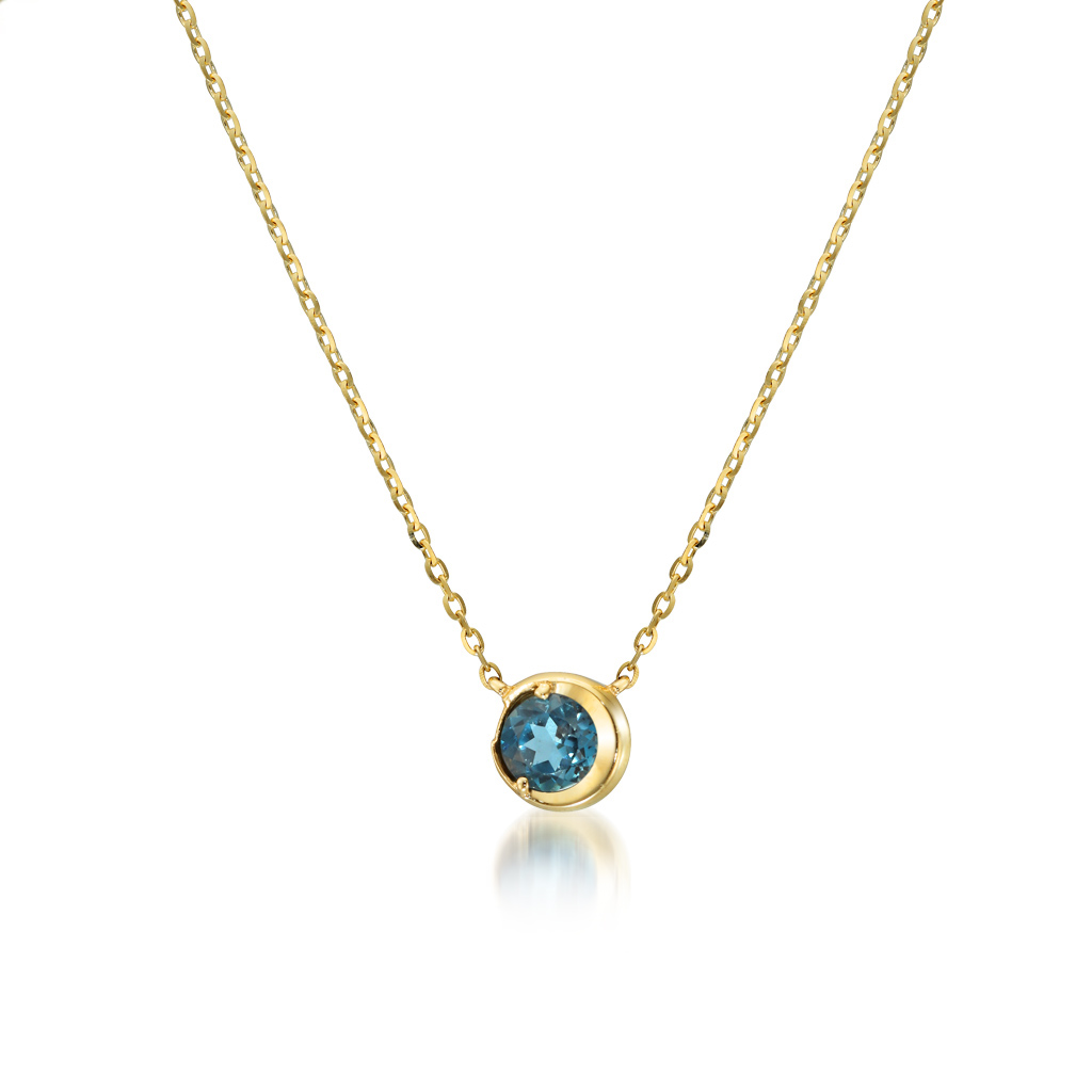 ネックレスBLUE TOPAZ MOON NECKLACE(2JN0996)｜スタージュエリー公式 ...