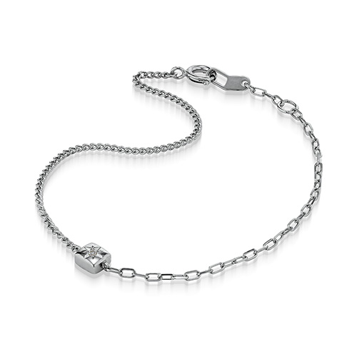 DIAMOND ASTERISK BRACELET(SQUARE)(2SU1020)SV925 ブレスレット｜スタージュエリー公式オンラインストア
