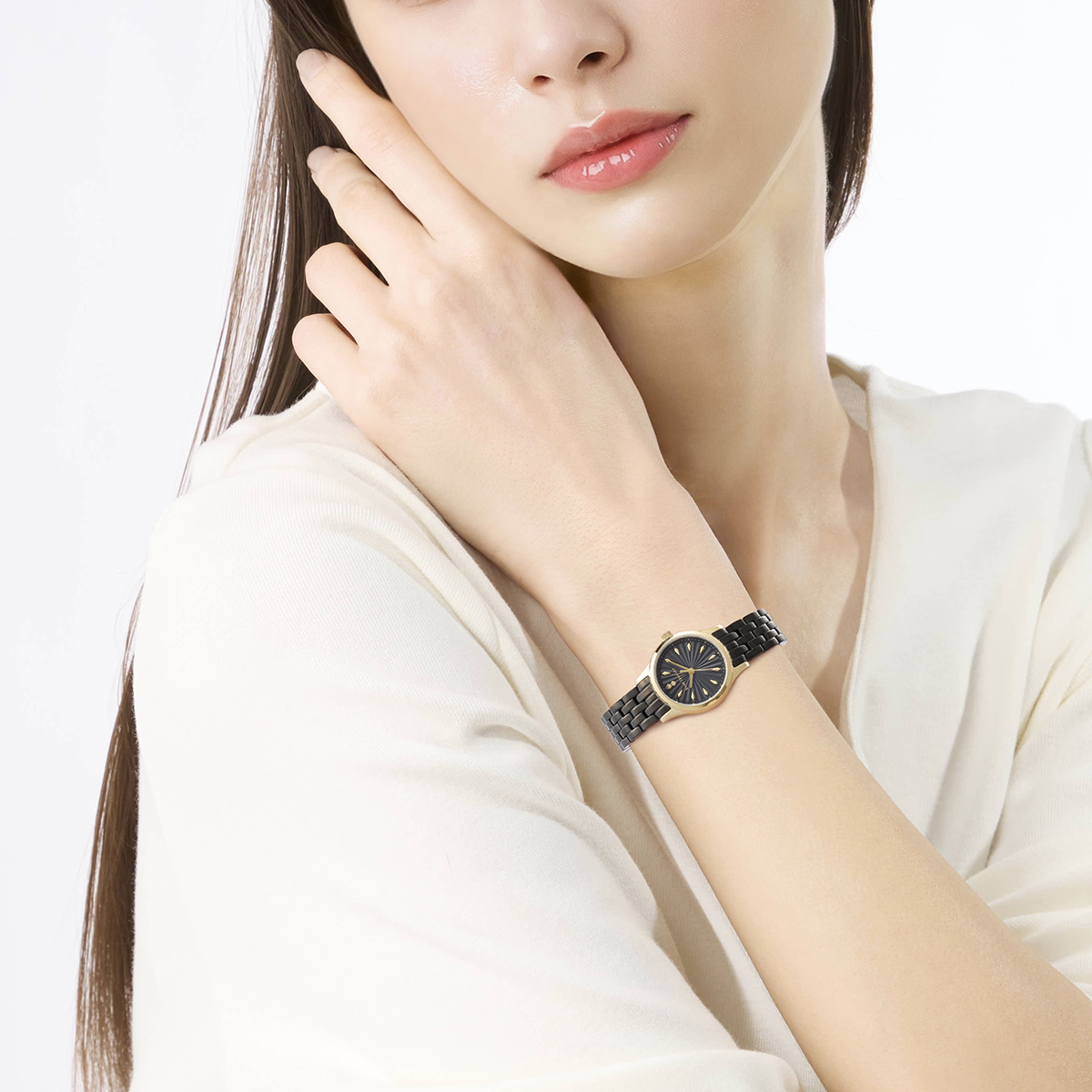 ETCHED DIAL WATCH（ゴールド×ブラック）(2SW1126)STEEL ウォッチ