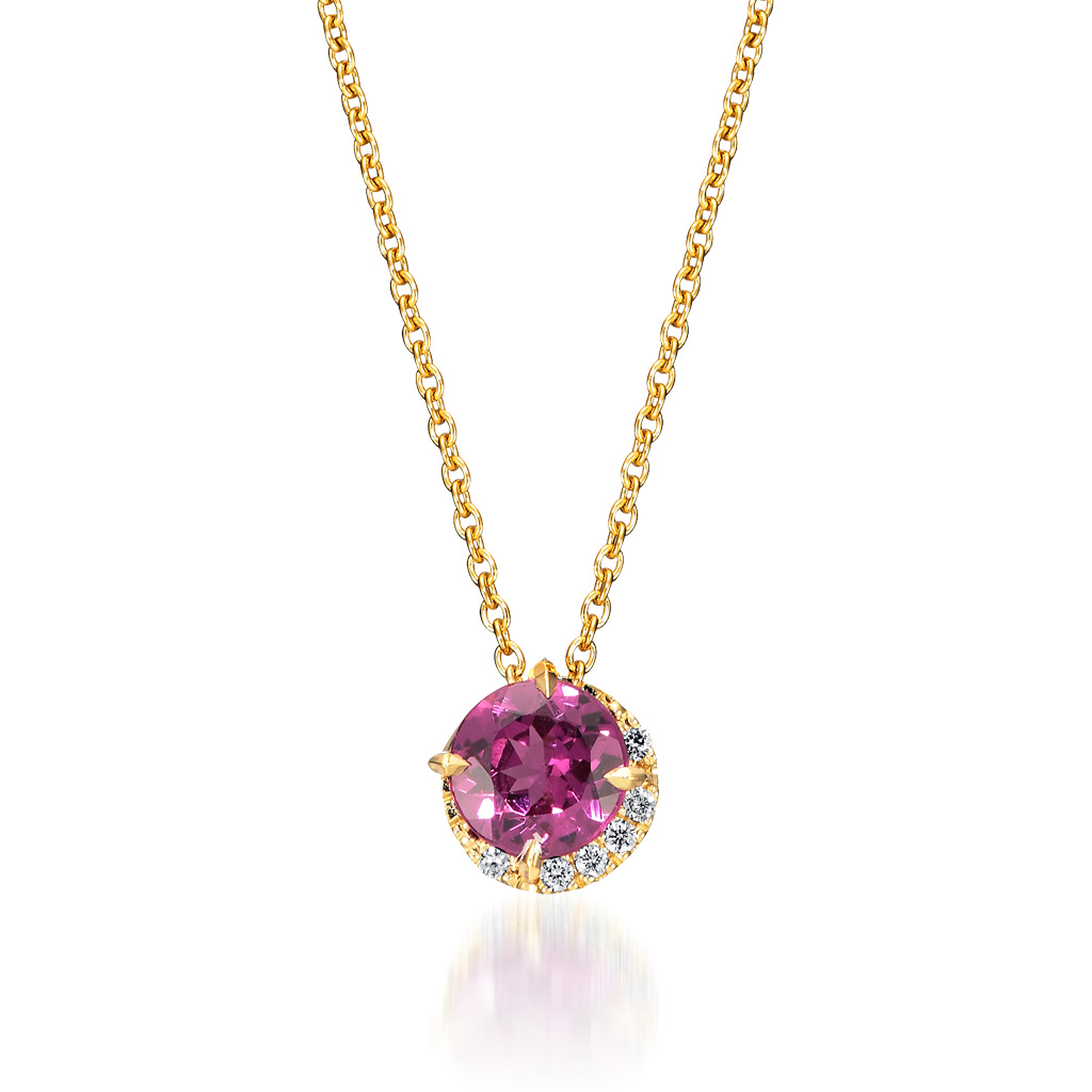 ネックレスPOWER ON THE MOON GRAPE GARNET NECKLACE(2ZN2183)｜スター ...