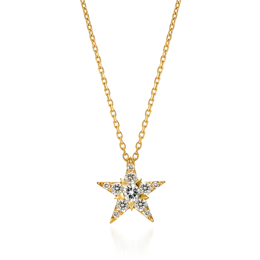 トップ縦約16×16㎝STAR JEWELRY スタージュエリー ネックレス