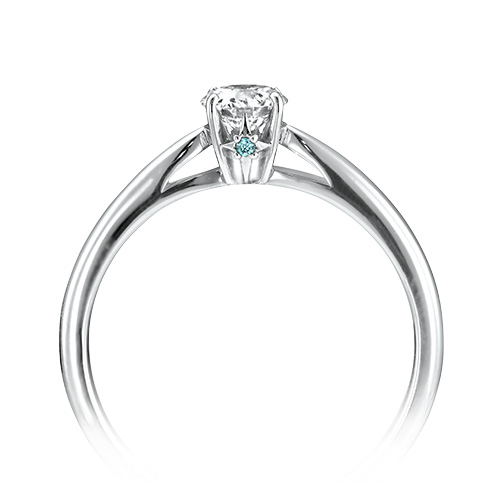 Crossing Star」ENGAGEMENT RING(1PR0111)Pt950 Crossing Star」ENGAGEMENT RING(1PR0111)Pt950