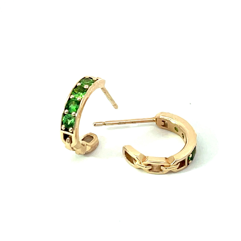 ピアスGREEN GARNET PIERCED EARRINGS(2JP0934)｜スタージュエリー公式