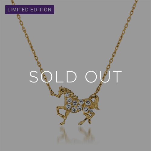 80周年数量限定商品】WILD HORSE NECKLACE(2ZN2497)K18 ネックレス