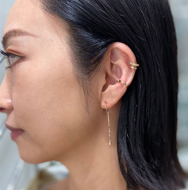 新品‼️スタージュエリー　K10 イヤーカフ LITTLE EAR CUFF