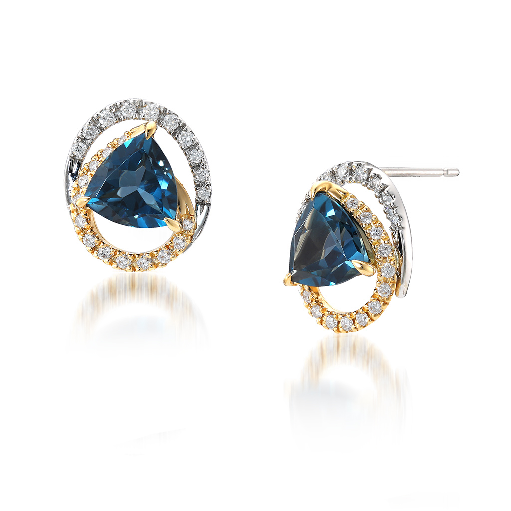 ピアスNIGHT BLUE PIERCED EARRINGS(1ZP0916)｜スタージュエリー公式