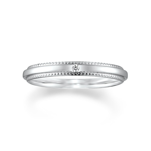 Eternal Heart」MARRIAGE RING(2PR0489)Pt950 マリッジリング
