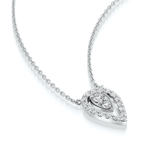BRILLIANCE DROP NECKLACE(1XN0806)Pt950 ネックレス｜スター