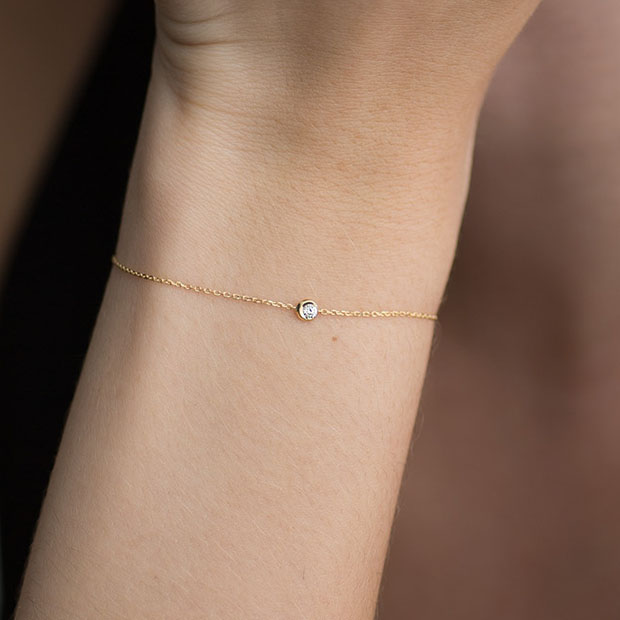 ブレスレットMOON SETTING DIAMOND BRACELET(2ZU0553)｜スター ...